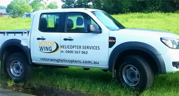 Commercial ute signs